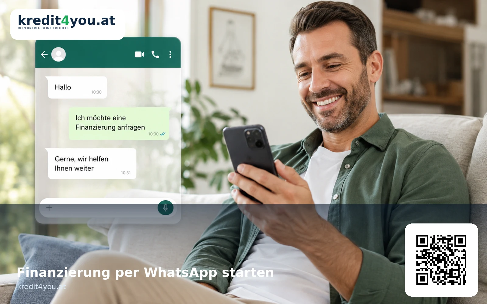 WhatsApp Finanzierungsanfrage